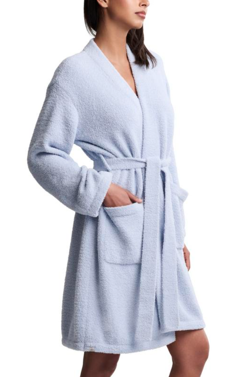 CozyChic Solid Robe - Snow Drop