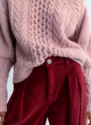 Nicol Woman Pant -Plum