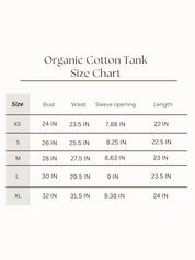 Organic Cotton Tank - Coconut