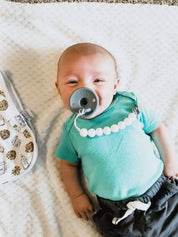 Pacifier Set Round (Iron & Sky)