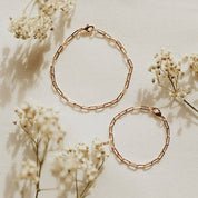 Madeline Gold Filled Paperclip Bracelet: 7"