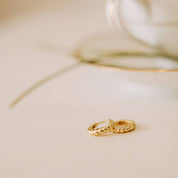 Brooklyn Twist Hoops: Gold
