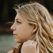 Brooklyn Twist Hoops: Gold