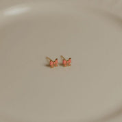 Clara Bow Studs: Baby Blue