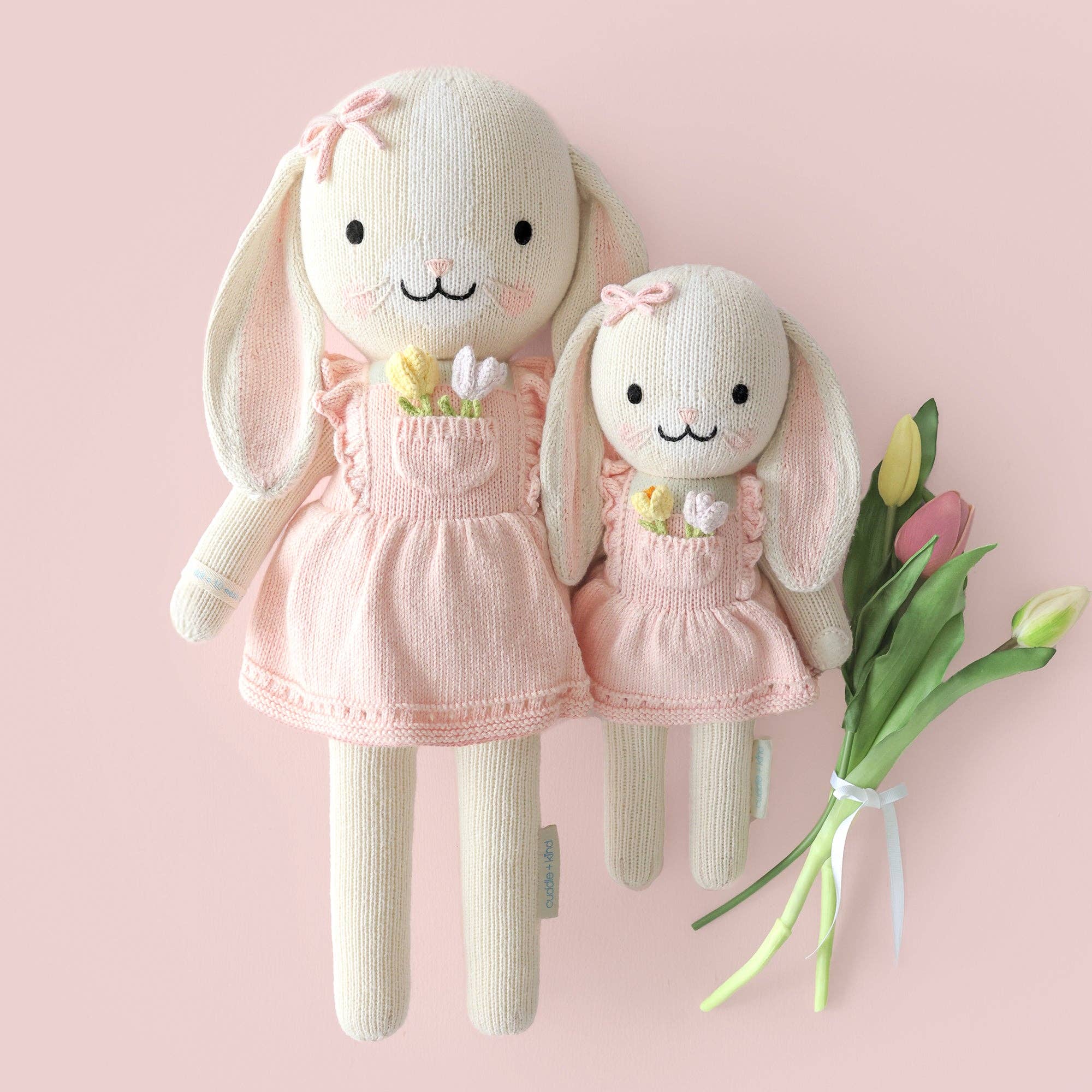 Clover the bunny (blossom): Little - 13"