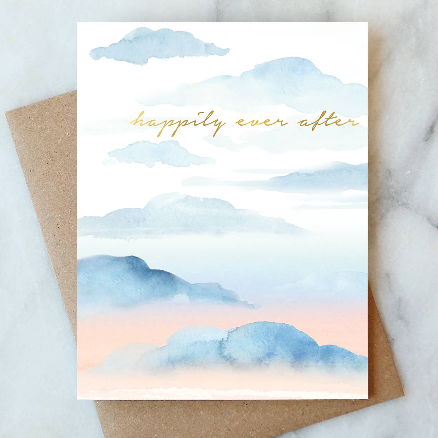 Happily Ever After Greeting Card | Wedding Card