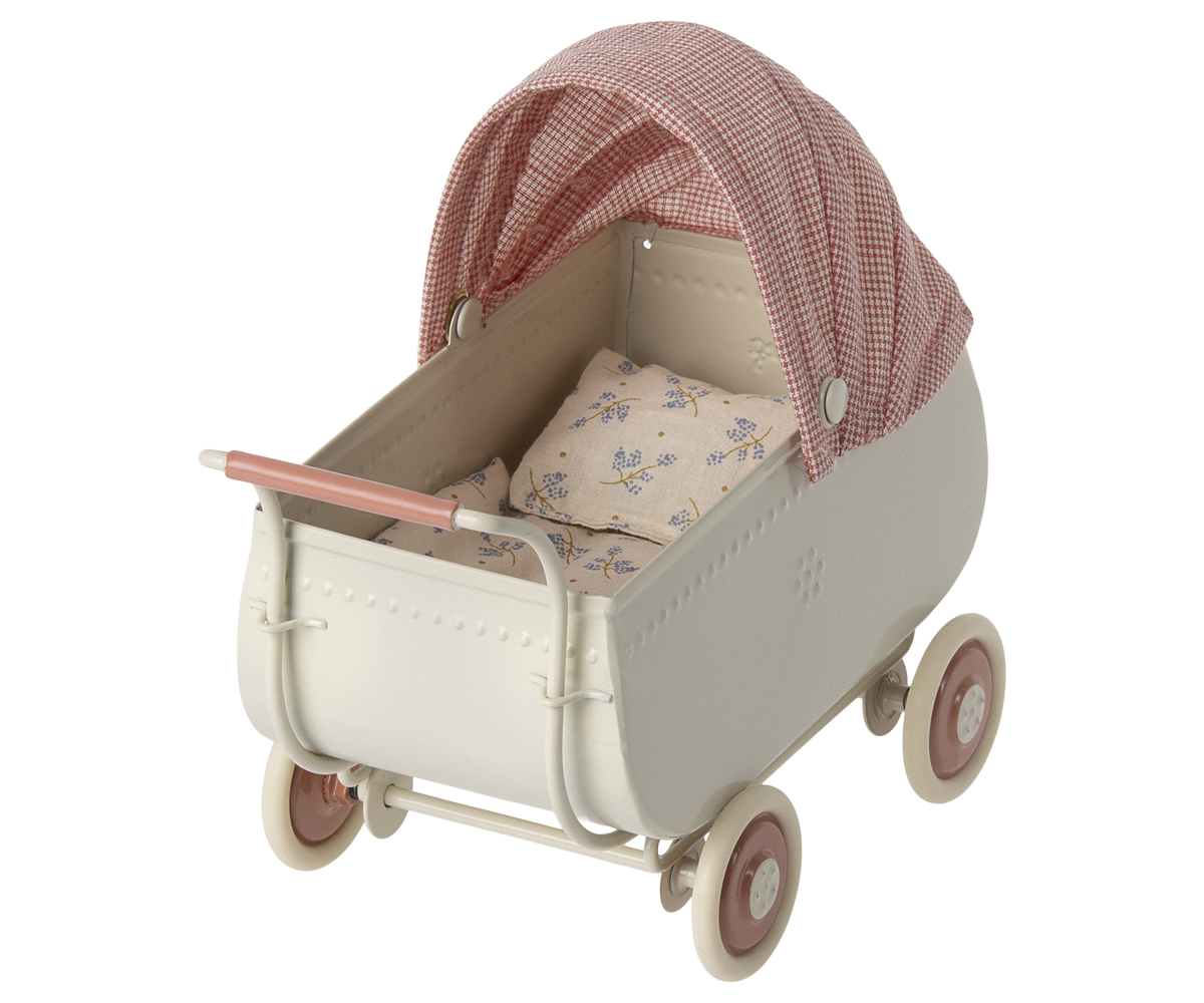 Maileg Pram Micro Coral - view 3