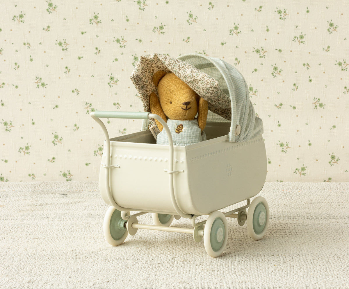 Maileg Pram Micro Blue - view 3