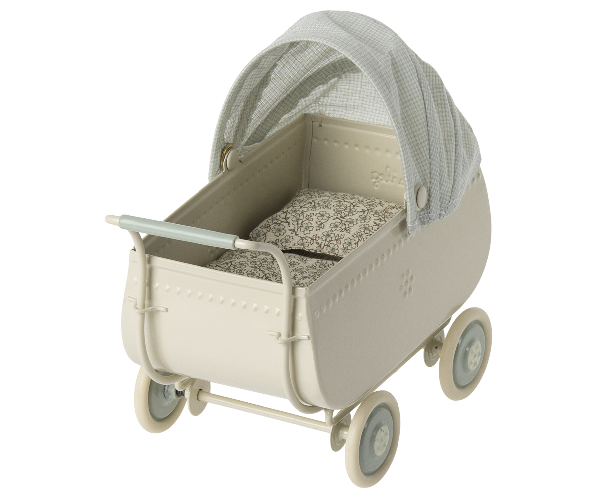 Maileg Pram Micro Blue - view 5