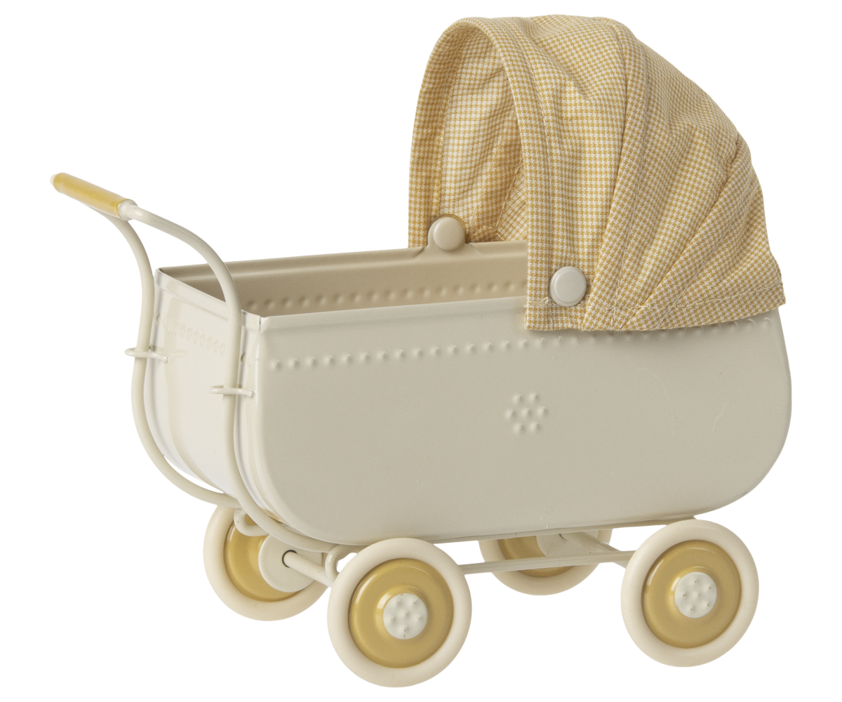 Maileg Pram Micro Yellow