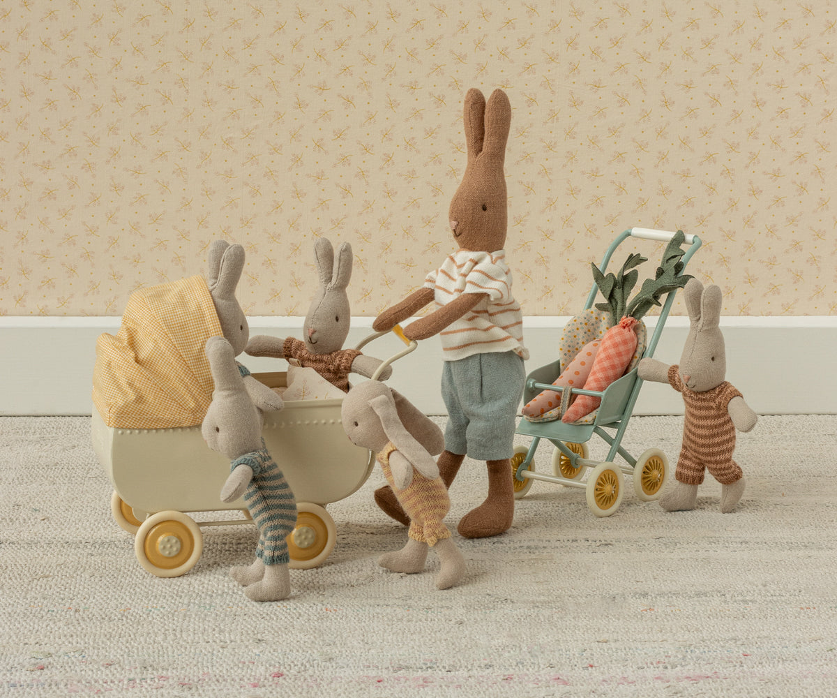 Maileg Pram Micro Yellow - view 3