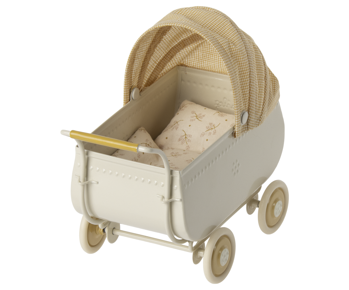 Maileg Pram Micro Yellow - view 4