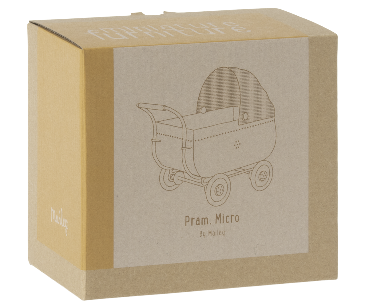 Maileg Pram Micro Yellow - view 5