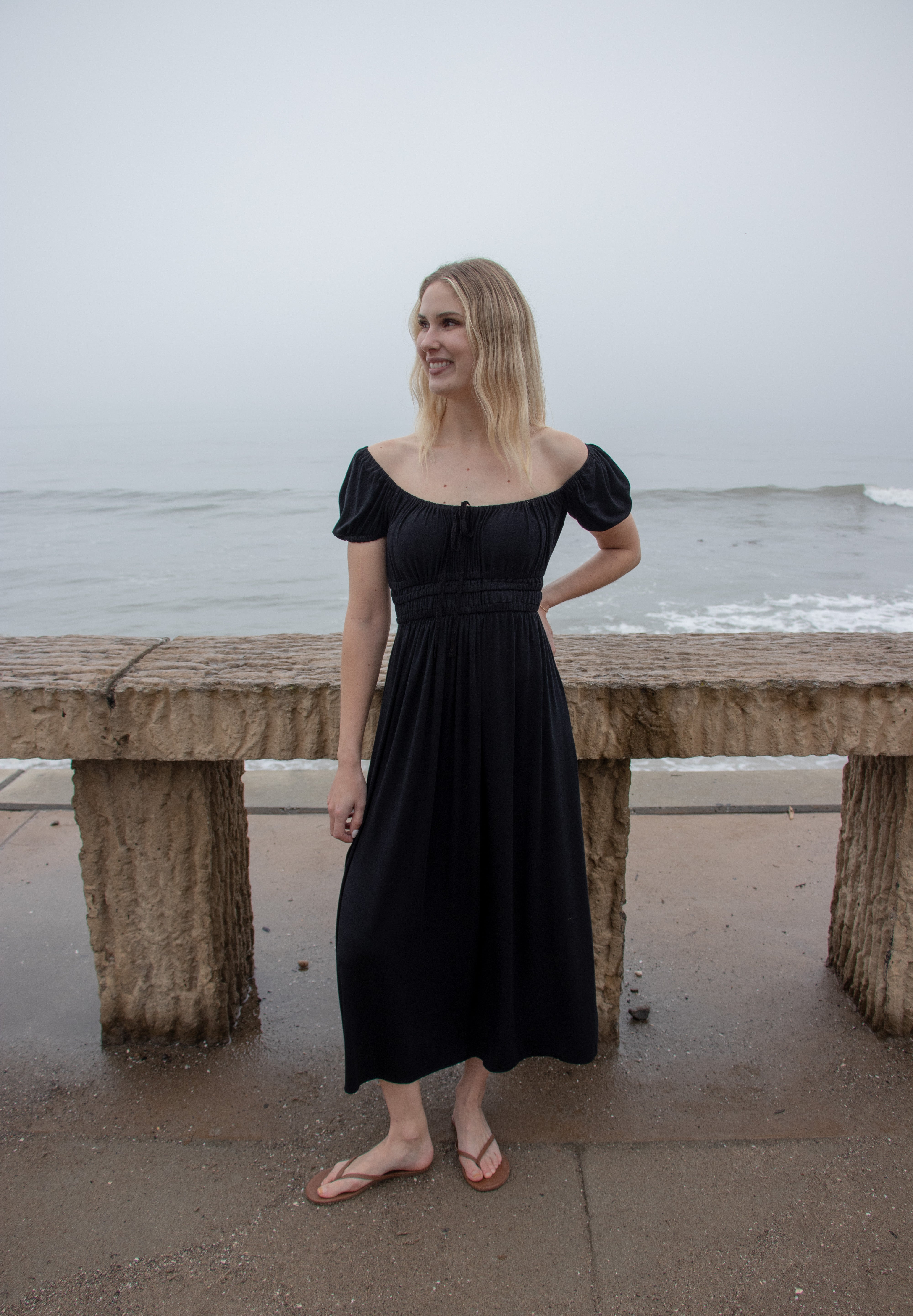 Softest Spa Dress - Black