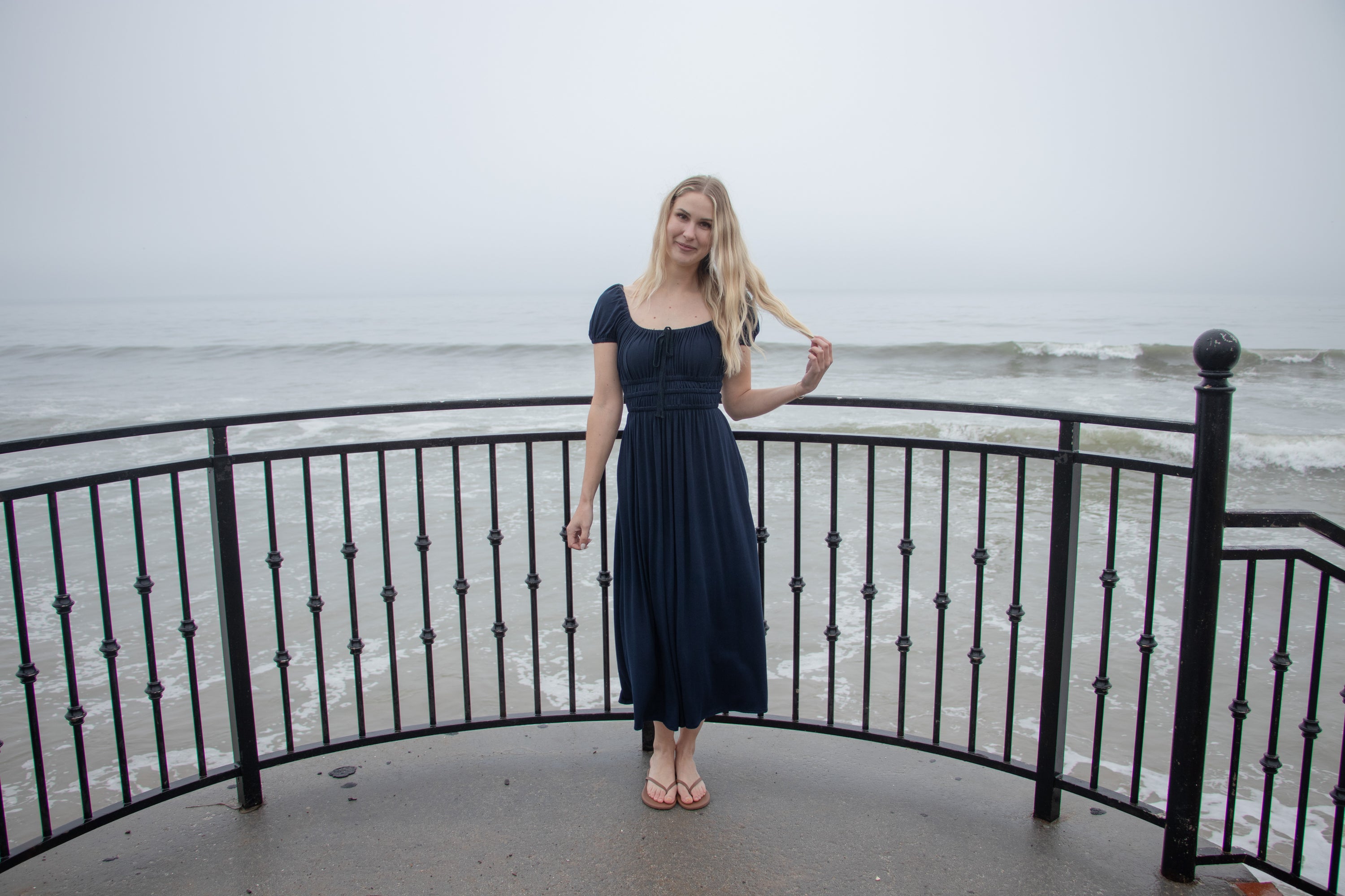 Softest Spa Dress - Ocean Blue