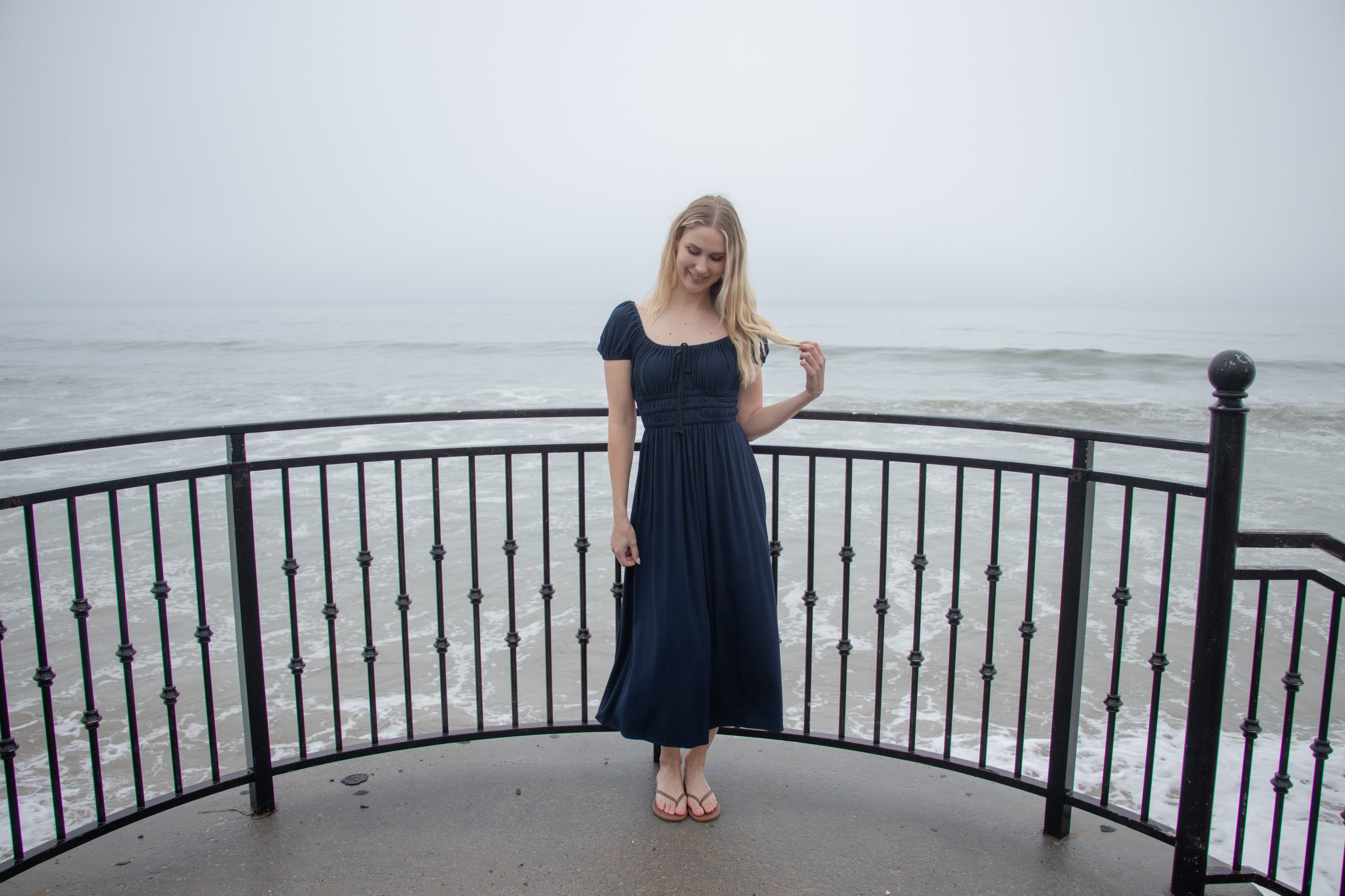 Softest Spa Dress - Ocean Blue