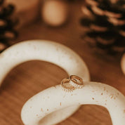 Ivy Diamond Hoops: Silver