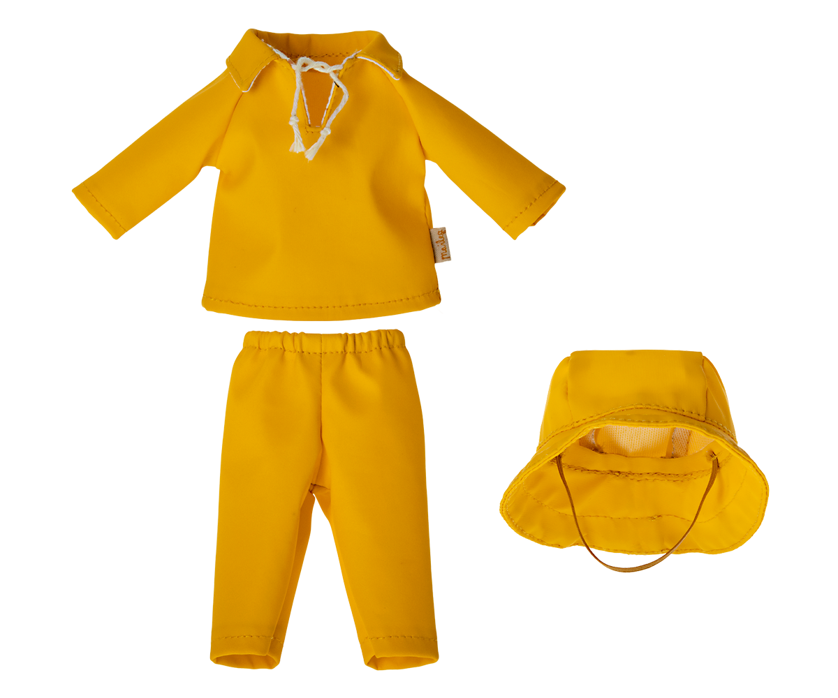 Maileg Rainwear W. Hat Teddy Dad