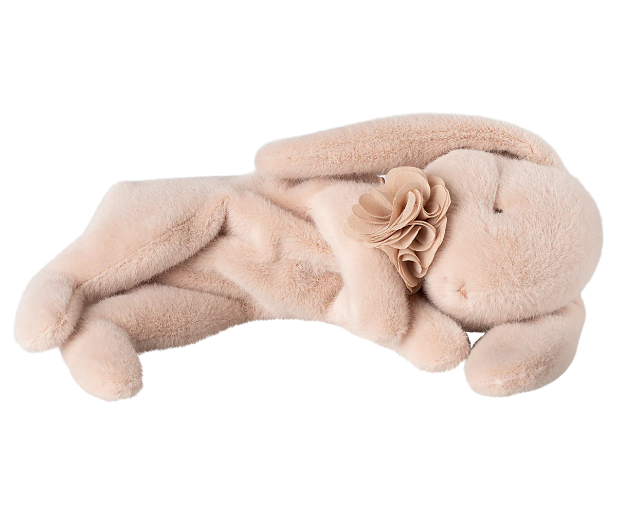 Sleeping Bunny Plush - Small - Powder