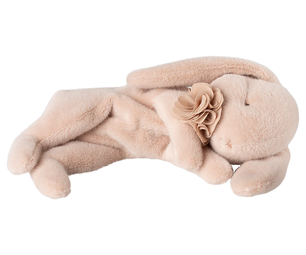 Sleeping Bunny Plush - Small - Powder