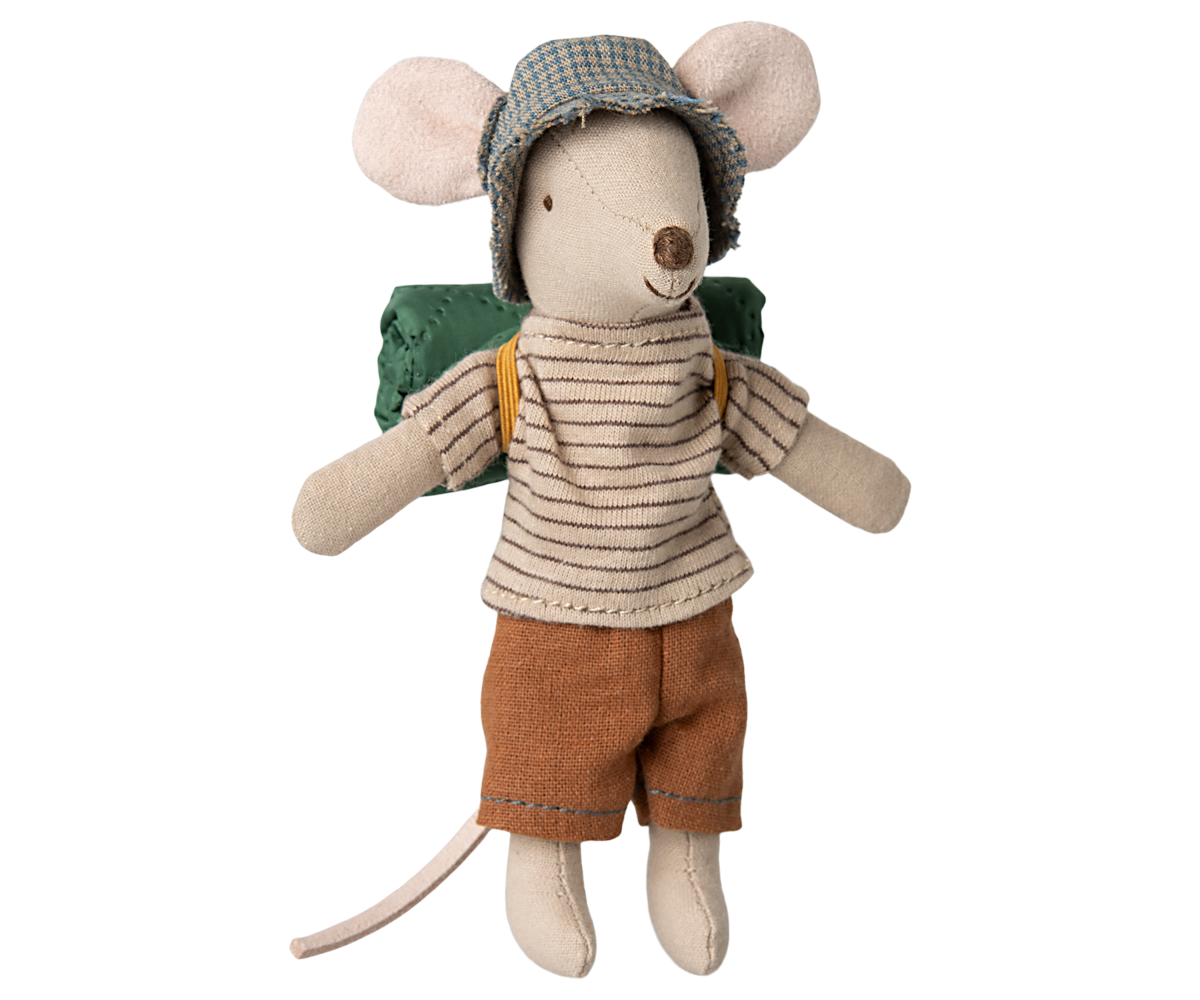 Maileg Hiker mouse Big brother Thin stripes