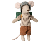 Maileg Hiker mouse Big brother Thin stripes