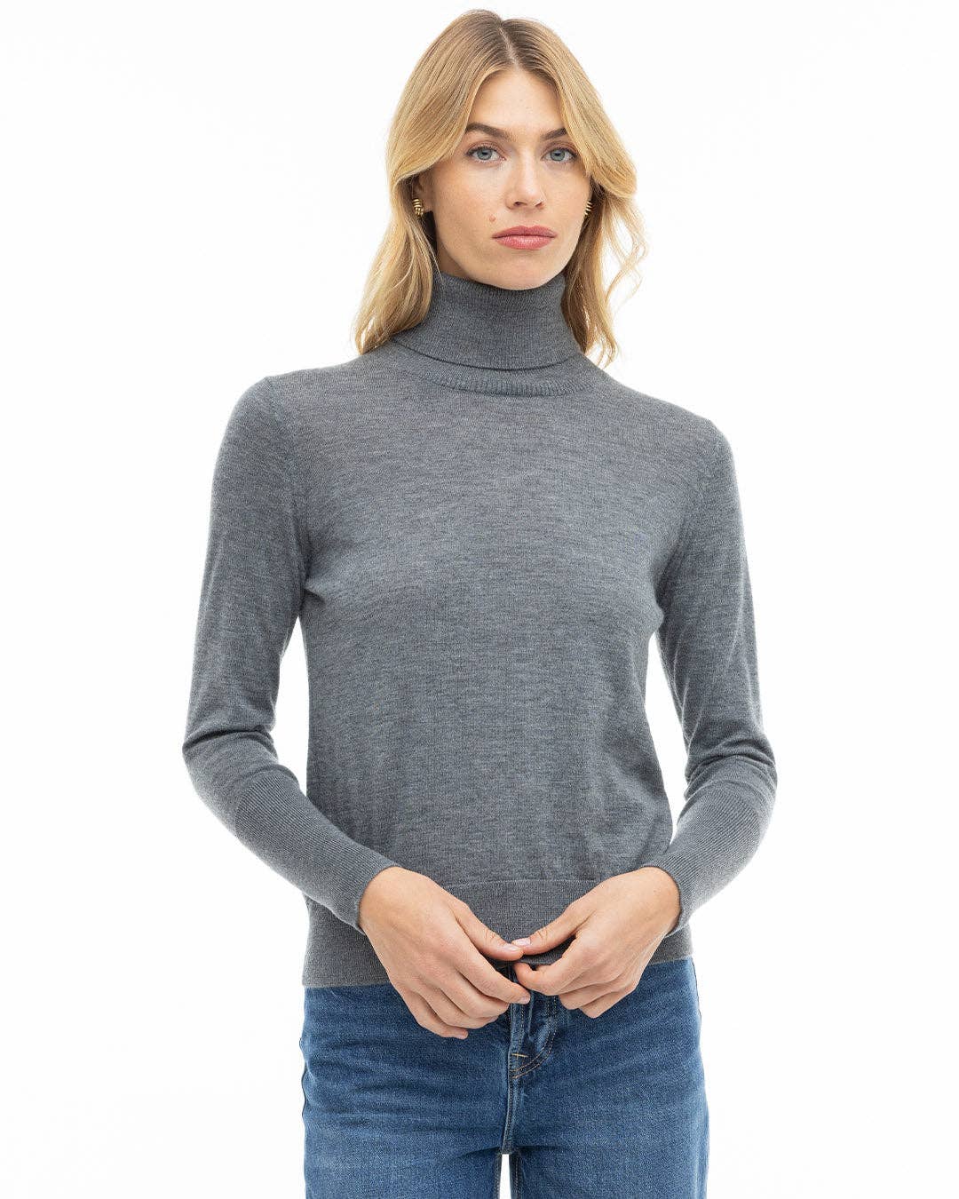 Worsted Cashmere Turtleneck