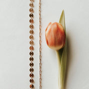 Chloe Gold Filled Coin Necklace: Gold