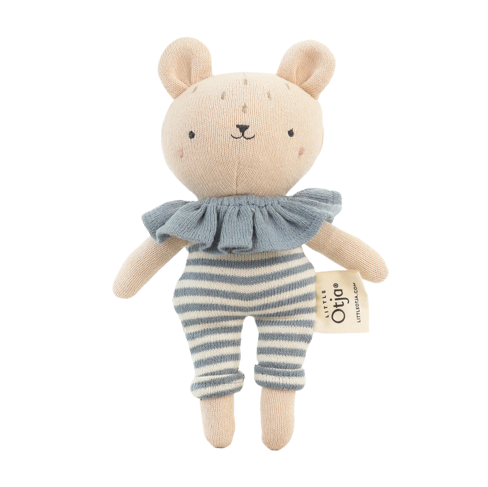 Knitted Bear Toy Soft Plush Animal