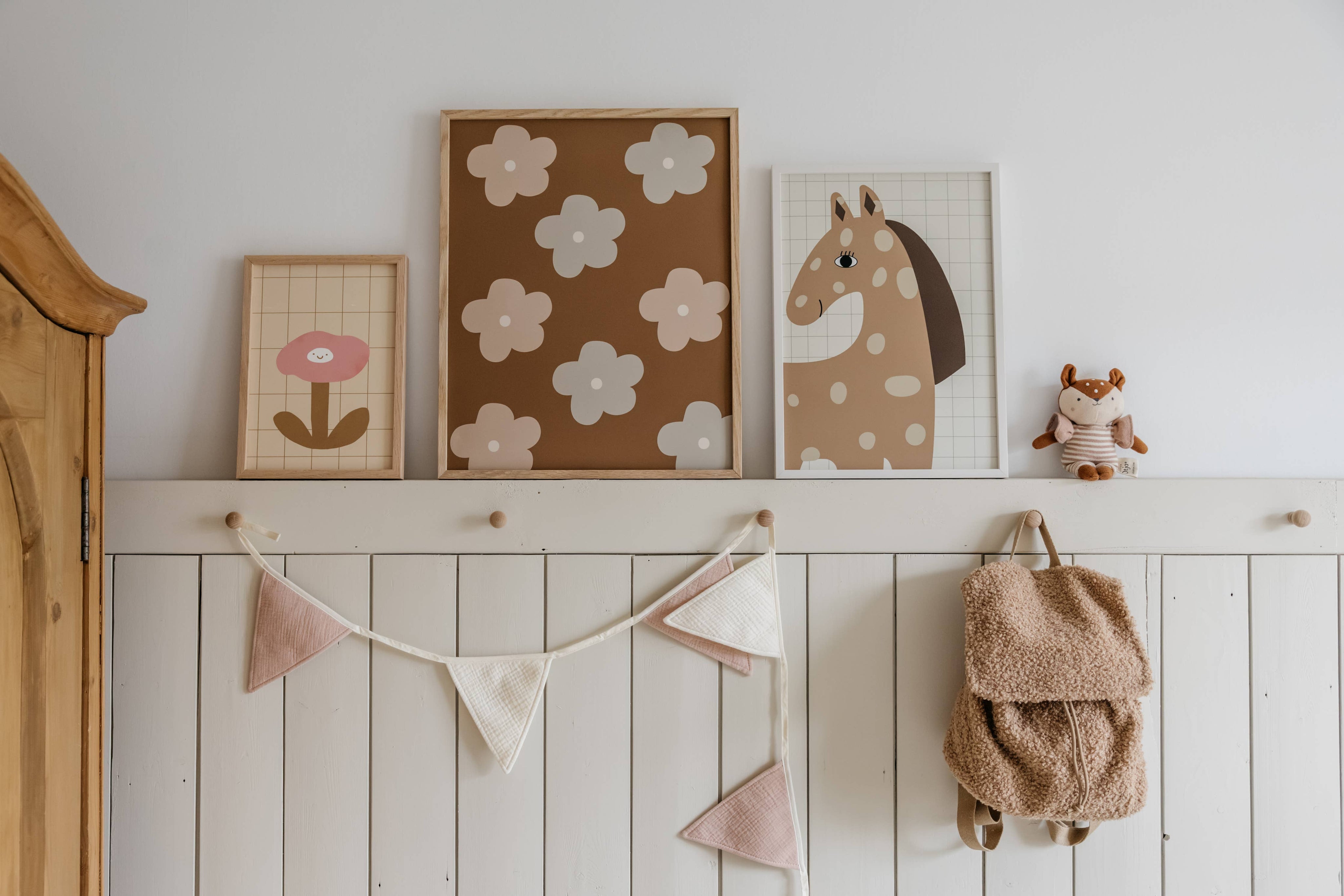 Knitted Deer Stuffed Animal Soft Plush