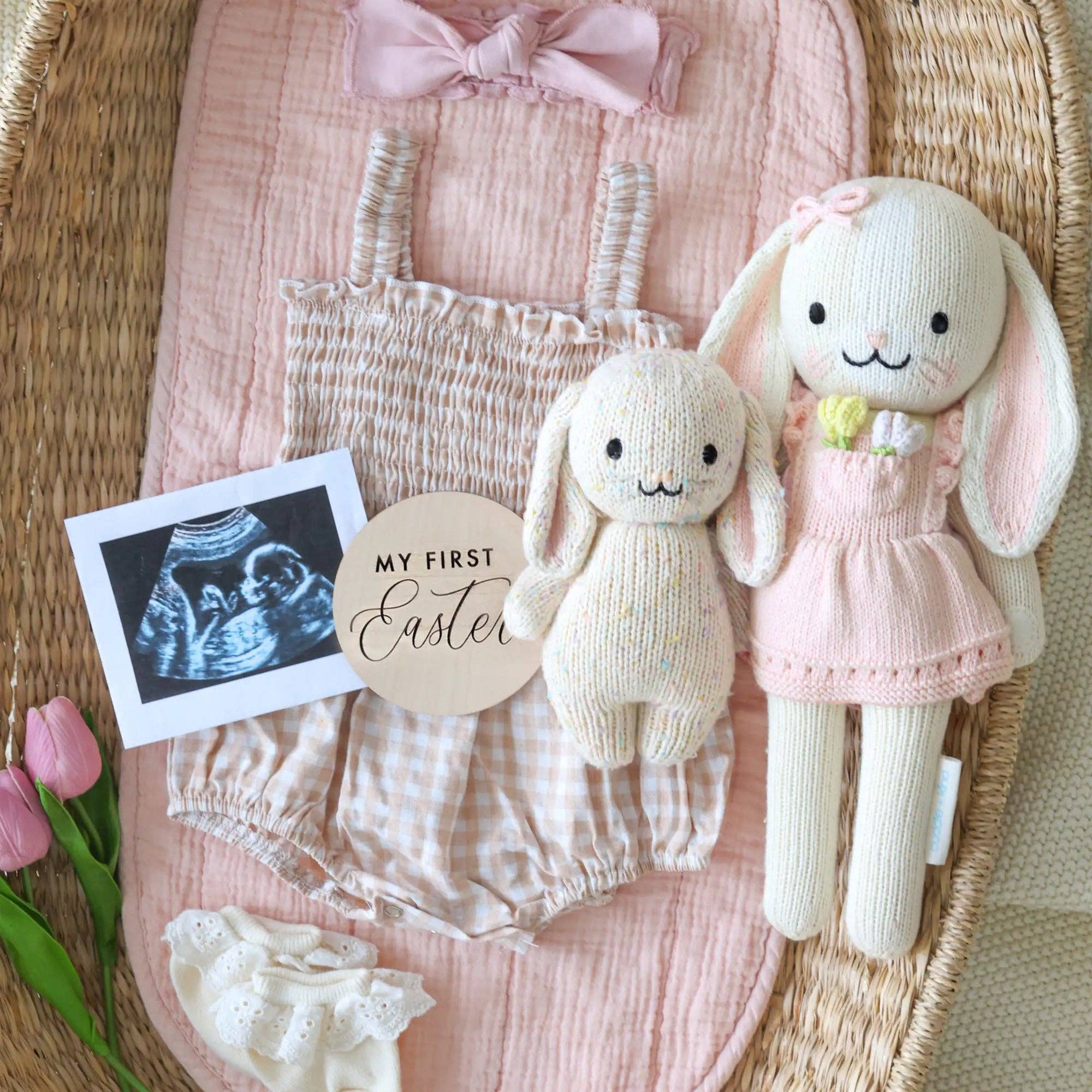 Clover the bunny (blossom): Little - 13"