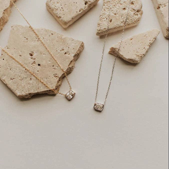 Blair Diamond Necklace: Gold
