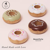 Wooden Donut Play Food Set