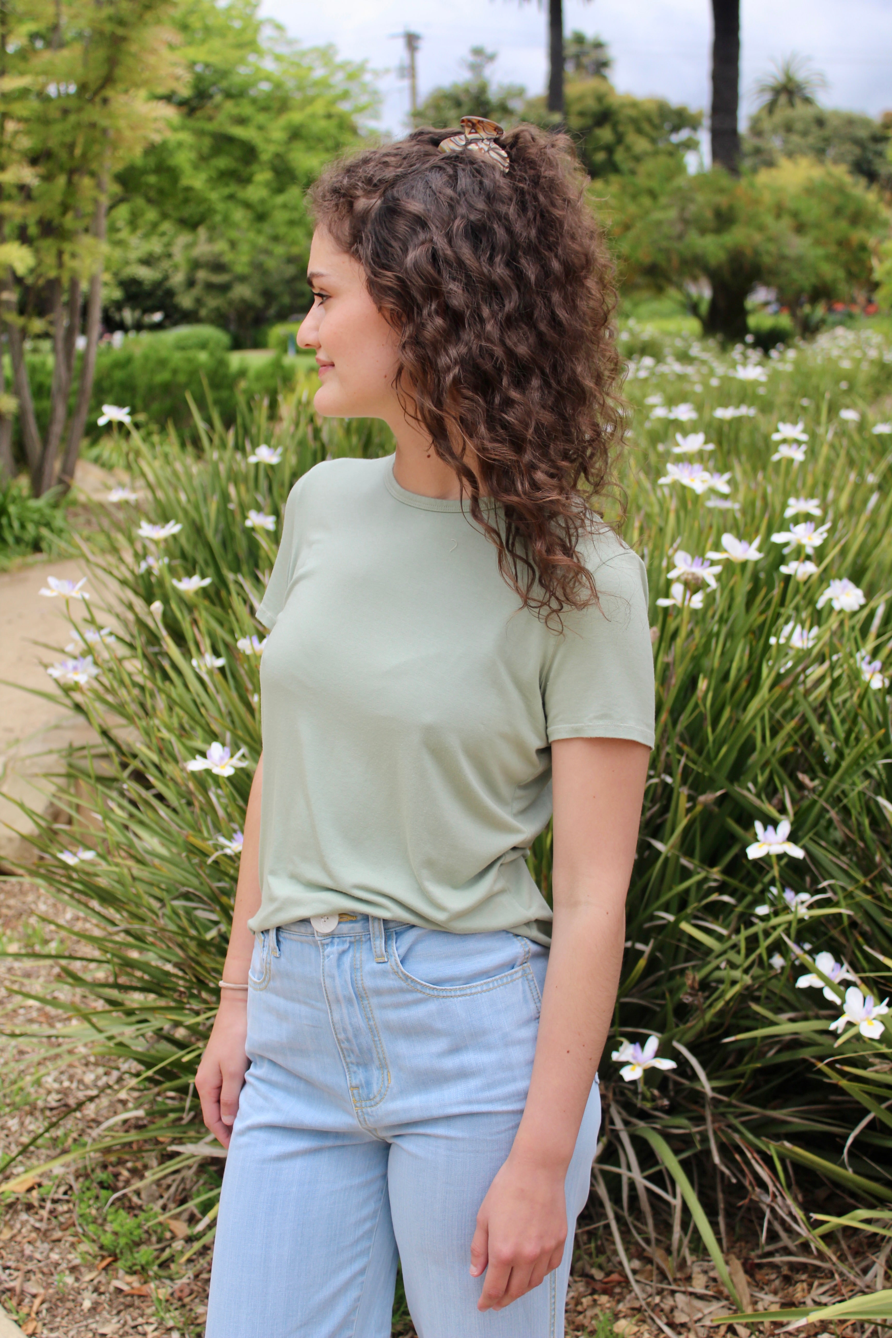 Softest Tee - Agave Green