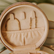 Jewelry Case: Velvet Blush Pink