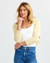 Cashmere Shrug - Buttermilk