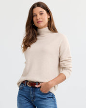 Oversized Cashmere Pullover- Oatmeal