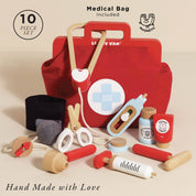 Vintage Doctor Roleplay Wooden Kit