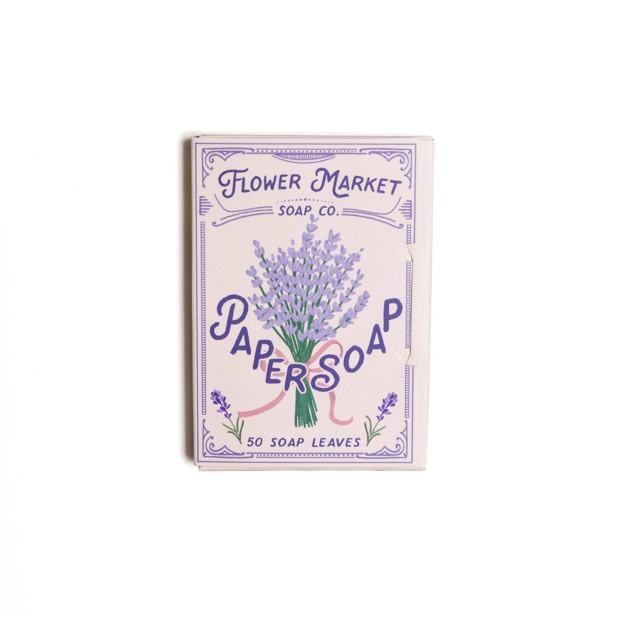 Paper Soap – Lavender Scent, Travel Size, 50 Sheets