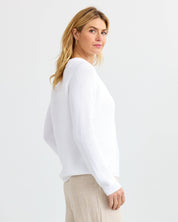 Cotton Fisherman Crew - Summer White