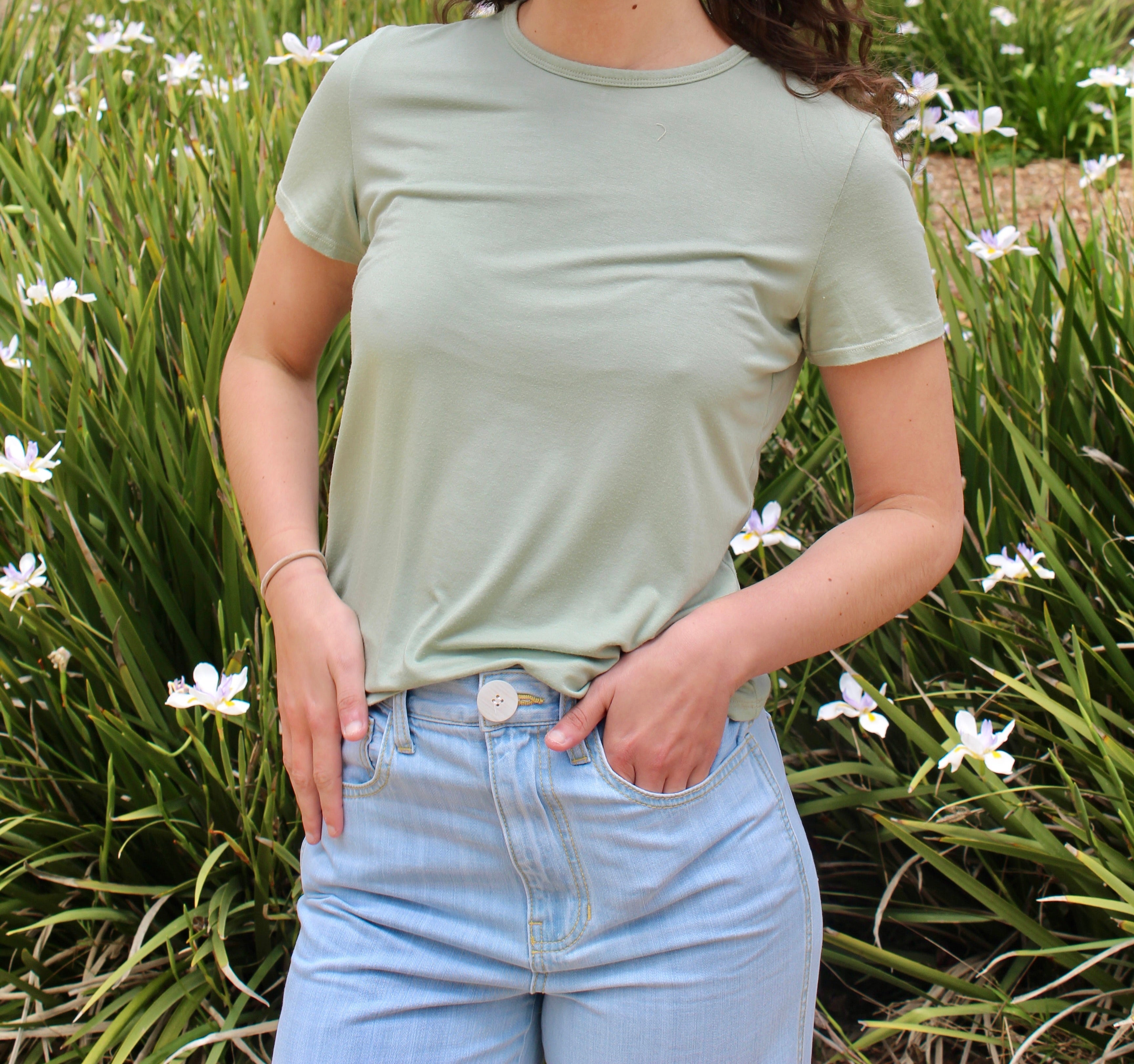 Softest Tee - Agave Green