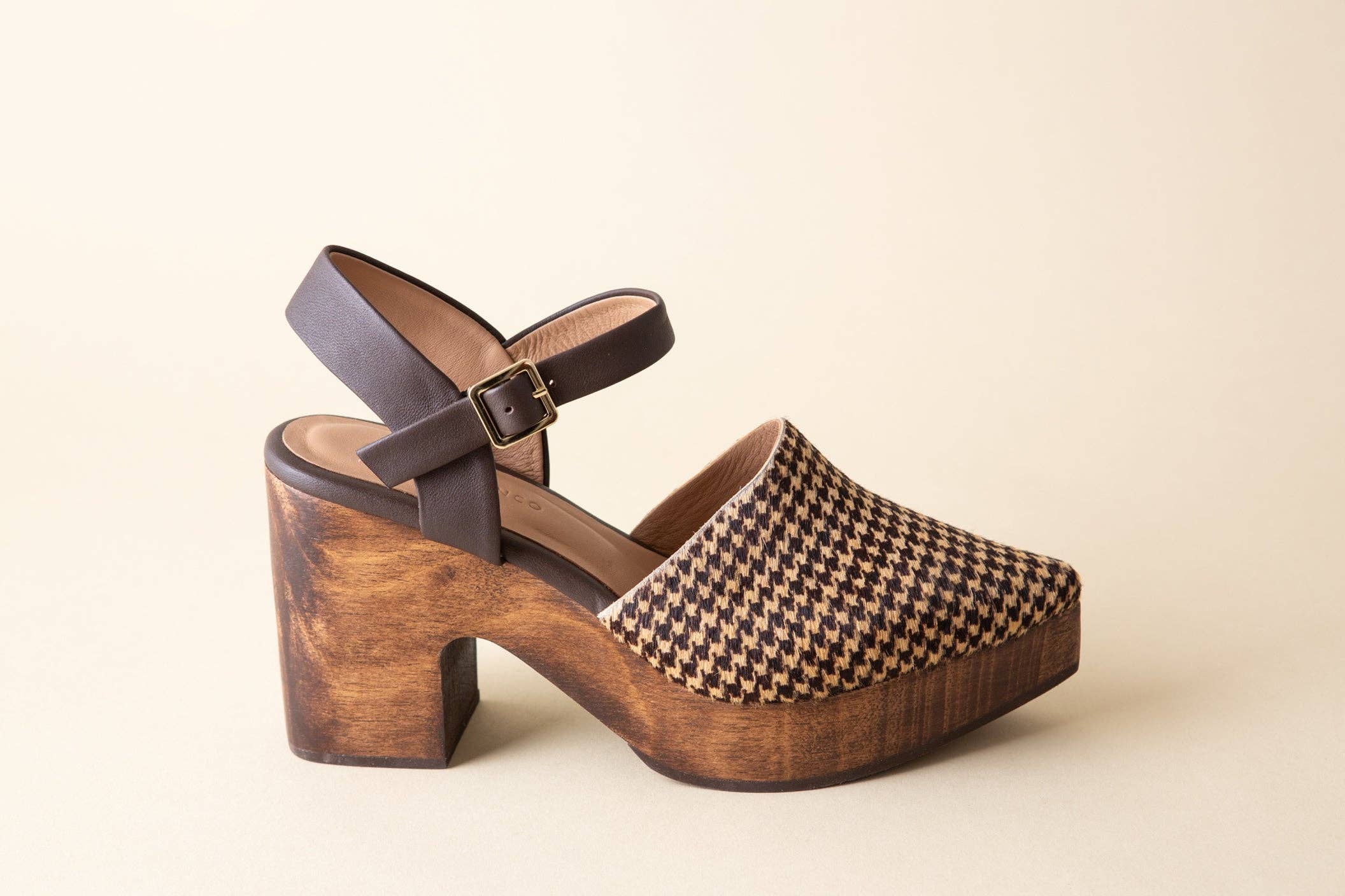 Pearl: Chocolate Tweed Calf Hair