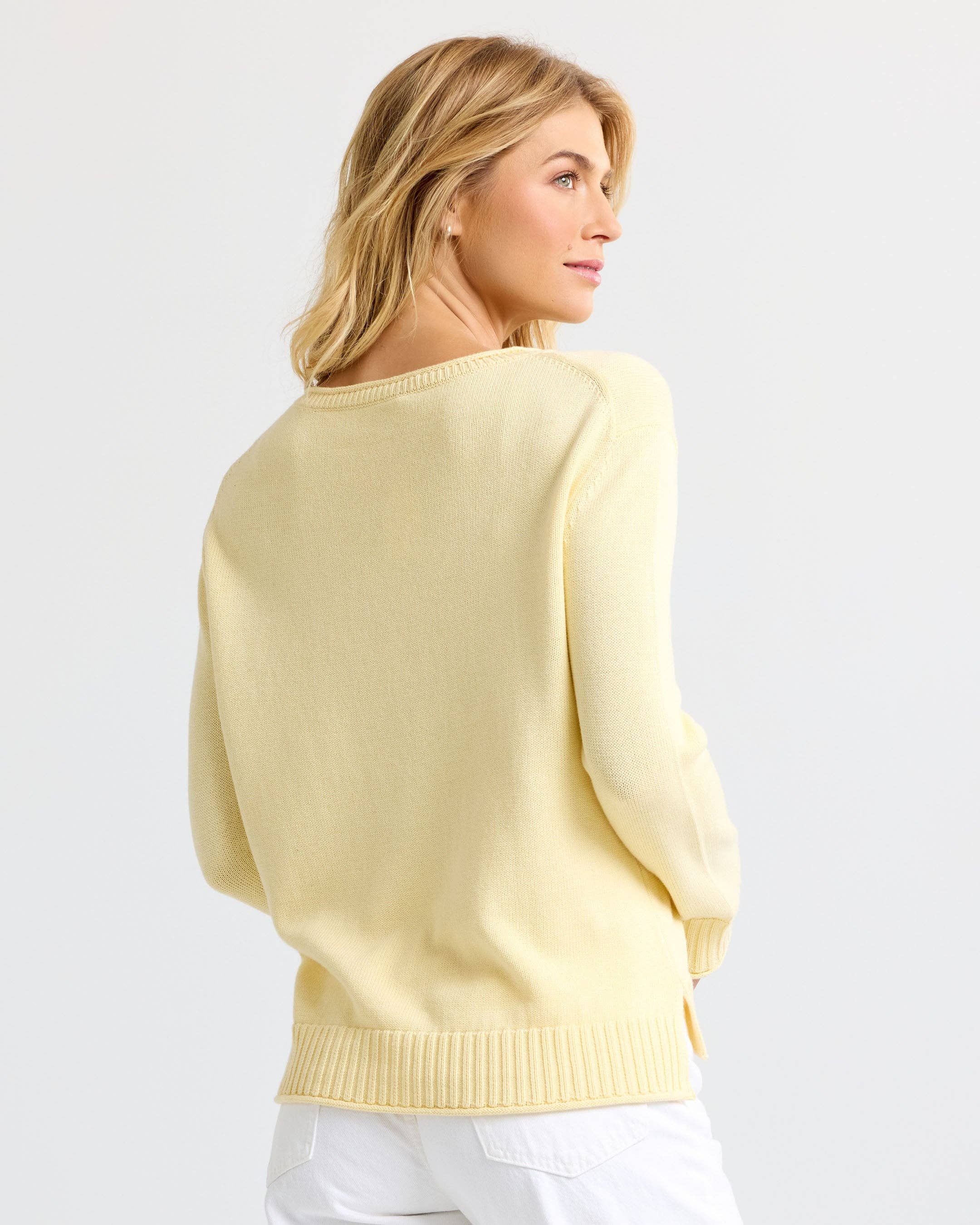 Everyday Cotton Crew - Buttermilk