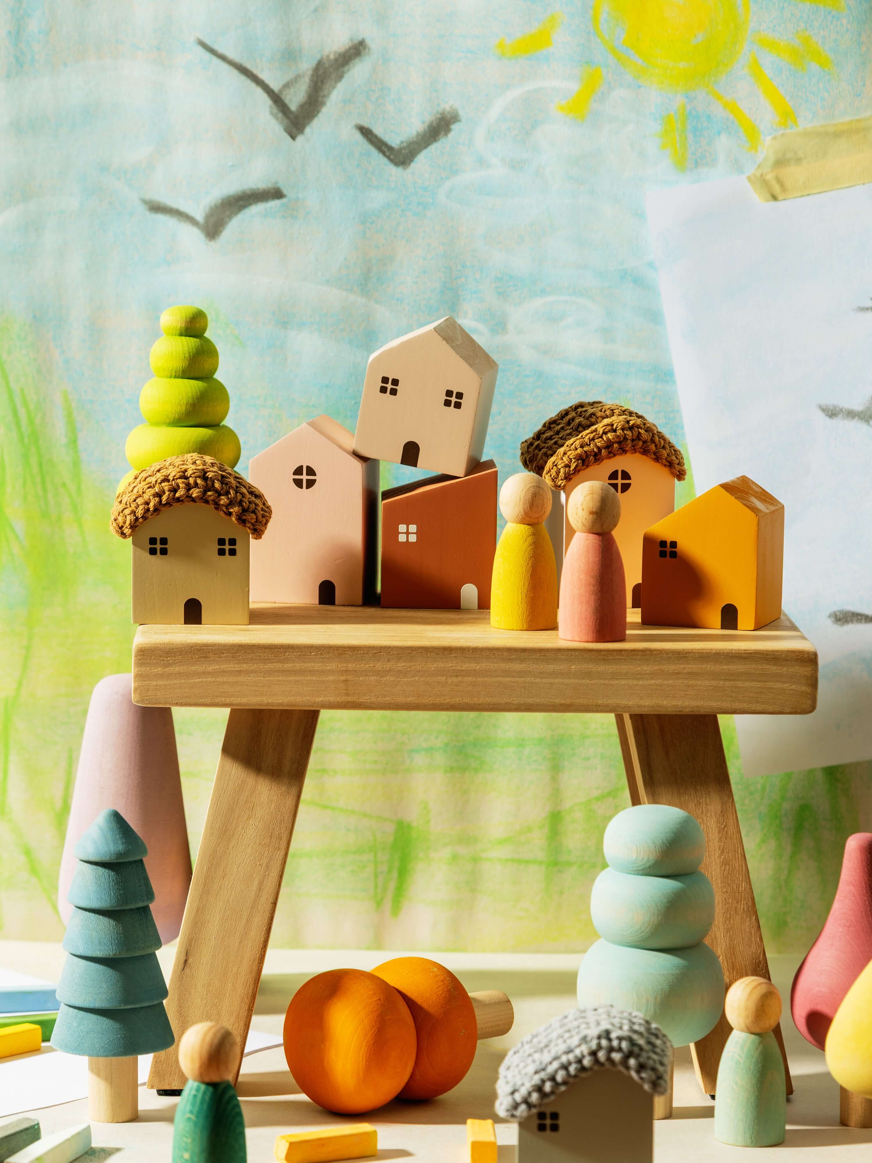 Bergen Building Blocks - Pastel
