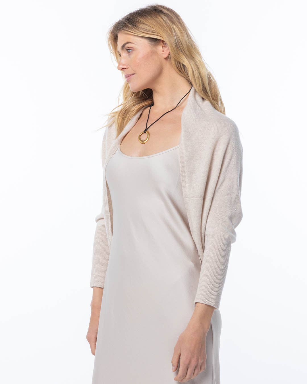 Cashmere Shrug - Oatmeal