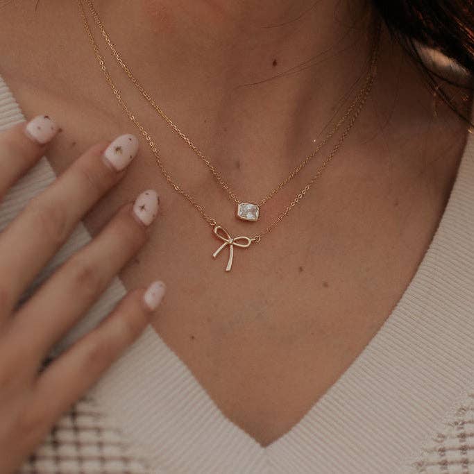 Blair Diamond Necklace: Gold