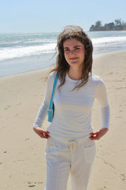 Softest Long Sleeve Tee - Coconut