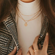 Madeline Gold Filled Paperclip Necklace: 16"