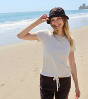Beach Bucket Hat - Coffee