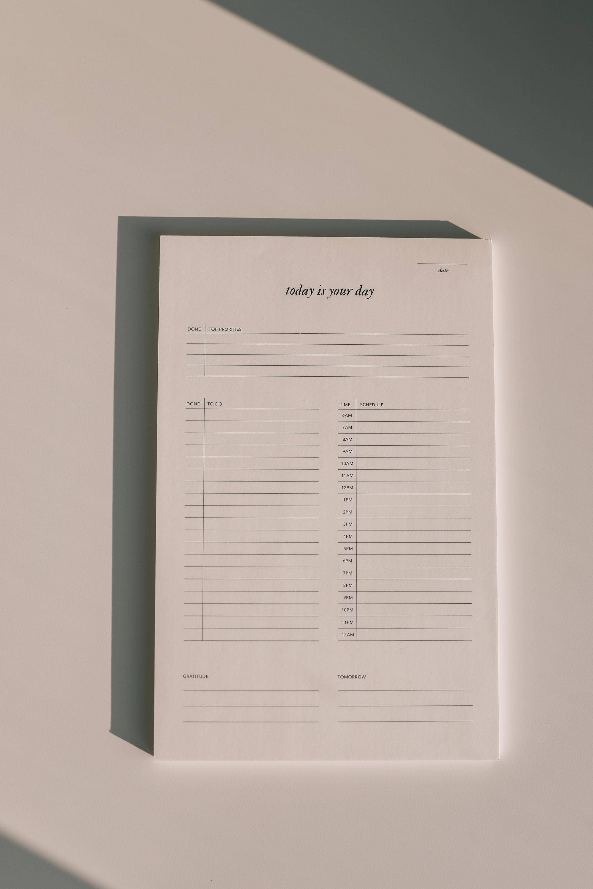 Today is Your Day Notepad